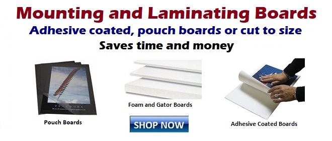 10pk Foam Core Matte Pouch Boards with Cold Adhesive - Mount + Laminate in  1 Step - No Machine Needed
